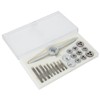 31pcs/set Metal Screw Tap & Die Set External Thread Cutting