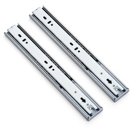 Ravinte 1 Pairs 2 Pack Full Extension Ball Bearing Drawer Slides Soft Close Drawer Slides 12 Inch Side Mount Drawer Slides Silver Drawer Rails Track