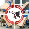 findmall Heavy Duty 440lb Stair Hand Truck Folding Dolly Cart