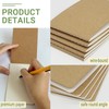ZMCYN 24 Pack Mini Pocket Notebook 3x5 Inch, Kraft Paper