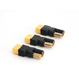 3 PCs No wire Female XT60 XT-60 to 5.5mm Male Bullet Connector Adapter