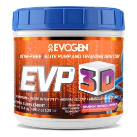 Pre Entreno Evogen Evp 3d Stim Free 40 Servicios Sabor Smashing Passion Orange