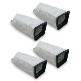 4Pack HEPA Cloth Bags Replacement Fit for Hoover Porta Power Swingette S1015 S1029 and CH30000 Commercial Canister Vacuum Reusable Cleaner Bags Replace Part 43662023