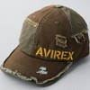 Avilex Ripped Remake Low Cap, 6 Panels, Full Cap, Baseball