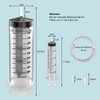Syringe 500 ml, bubble syringe, plastic syringe, dosing syringe for