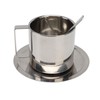 Stainless Steel Coffee Cup Set Double Walled Rustproof Modern Latte