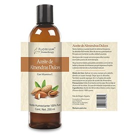 FLORIUM - ACEITE DE ALMENDRAS DULCES Para Hidratación y Masaje 250 ml