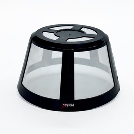 Mebix TRD Filtro de Café Permanente Reutilizable de Camasta Para Cafeteras de 8 a 12 Tazas | Cafeteras automática, de Goteo, Eléctricas