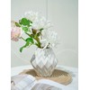 Deegufa White Ceramic Vase