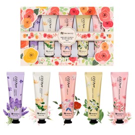 Crema De Manos Vegana, 5 X 30 Ml, Paquete De 5, Para Manos Secas Y Agrietadas, Set De Regalo De Loción Hidratante Diaria Para Manos, Regalo Para El Día De La Madre.