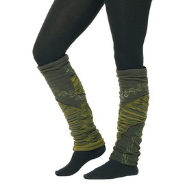 PUREWONDER Women's Leg Warmers Leg Warmers Model No. 26, Green