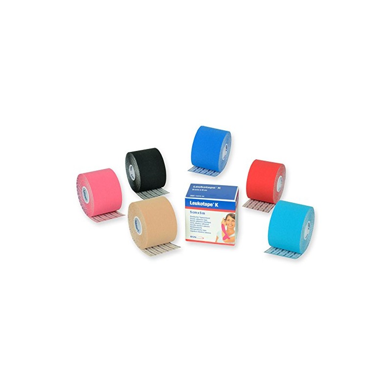 LEUKOTAPE K 5 cm rot 1 St