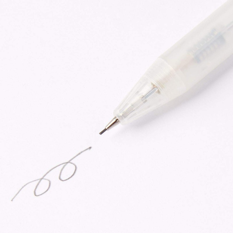 Mu-in Ryohin Mechanical Pencil, Translucent, Lead Diameter 0.5mm, 82208139