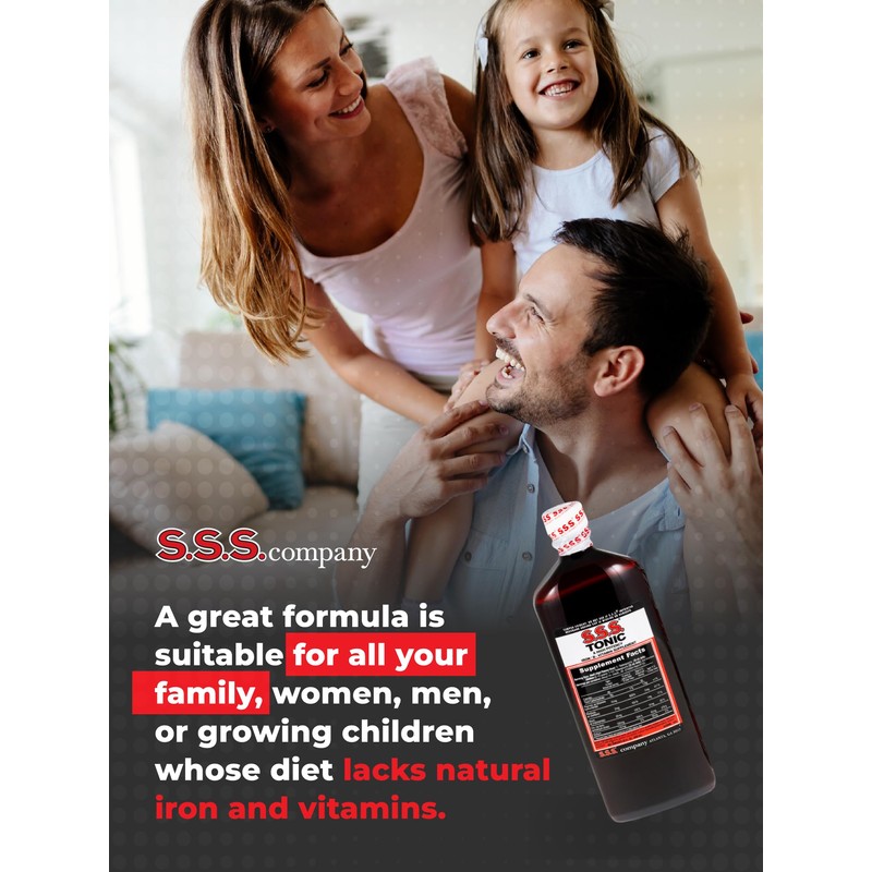 S.S.S. Tonic – High Potency Iron Supplement with B1, B2,