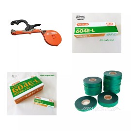 MAX104-Max Tapener HT-R2 Plant Tie Tape 4mil 300 ft x1/2 and  STAPLES MAX104-Max - STAPLES FULL BOX