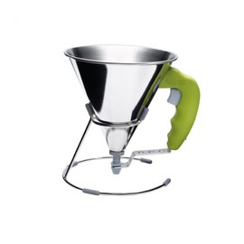 DeBuyer 3353.20 Fondanttricher, Edelstahl, grün, 18,5 x 0,4 x 12,5 cm