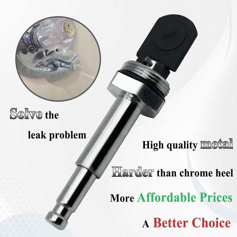 Ebrmeiwo RP5649 Stainless Steel Push Button Diverter, Compatible with Tub