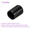 DMiotech 20 Pack 1/2"(12mm) ID Black Screw Thread Protectors Rubber