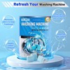 BUBCLEAN 24 pack Washing Machine Cleaner Descaler, Deep Cleaning Tablets