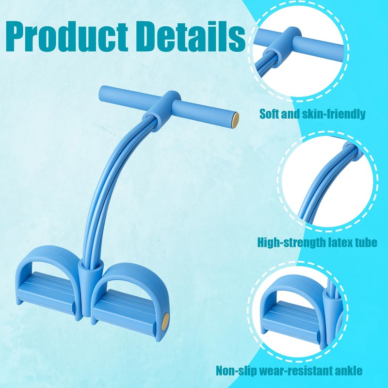 Foot Pedal Resistance Band, Core Strength Training Equipment for Home