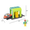 Wooden Train Accessories Car Washer for Railroad Train Track, Train