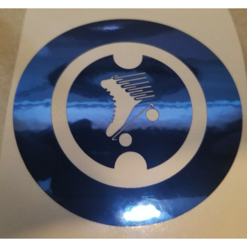 ROLLERGAMES CHROME PINBALL POP BUMPER DECALS METAL-MODS