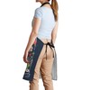 Smooffly Unicorn Floral Moon Apron,Adjustable Neck Bib Apron for Men