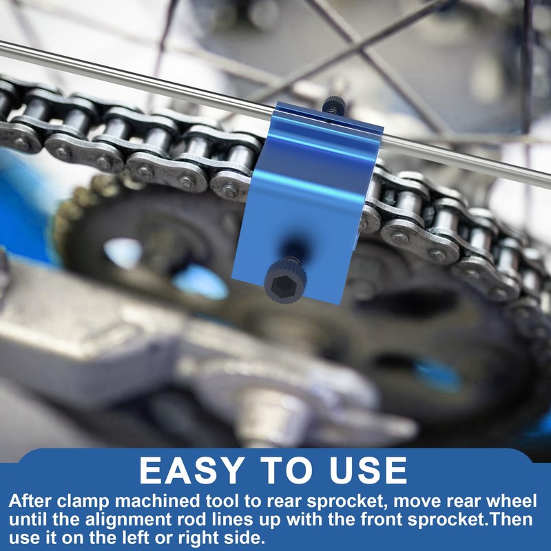 SPEPY Motorbike Chain Alignment Tool Aluminium Alloy Chain Adjusting Tool