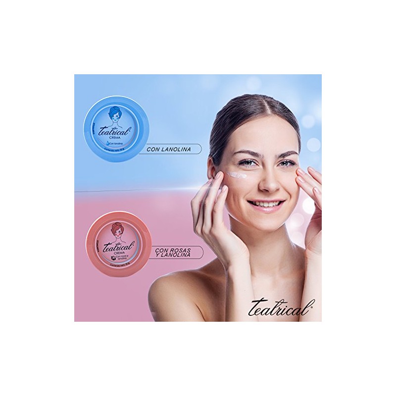 TEATRICAL - Crema Facial con Lanolina. Tarro con 52ml.