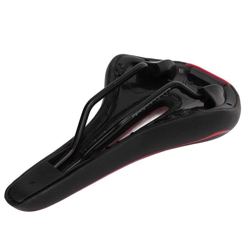 Bike Saddle Steel Adjustable Shock Resistant Hollow Mountain Bike Seat