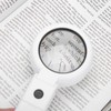 Desktop Handheld LED Magnifier 7X USB Battery Powered Reading Magnifying