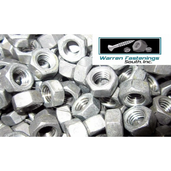 WARREN FASTENINGS SOUTH 1/2-13 Hex Nuts Hot Dipped Galvanized 300