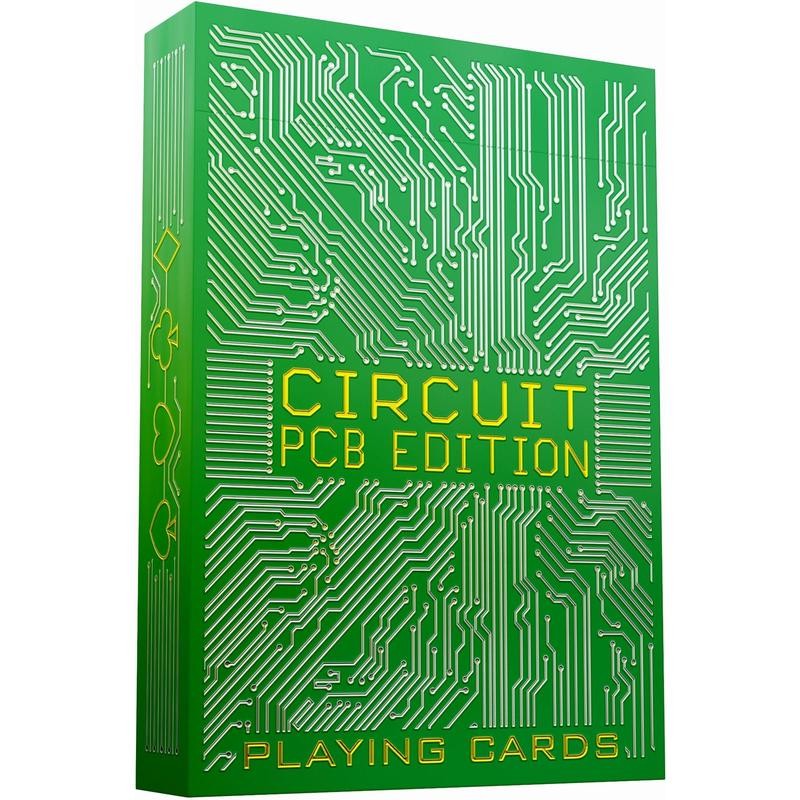 TALKING POINT CARDS Circuit Playing Cards - Style: Neon Green