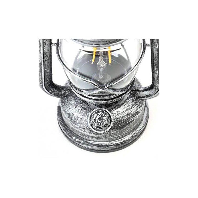 Global Arrow LUMO L04-8002 Edison Lantern Light, BK, Size: Approx.