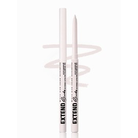 White Gel Glitter Eyeliner Pencil, Metallic Waterproof Smudge-Proof Creamy Retractable Smooth Eye Liner pencil, Hypoallergenic Long Lasting Eyeliner Brightener Pen Crayon Eye Makeup Gift for Women#01
