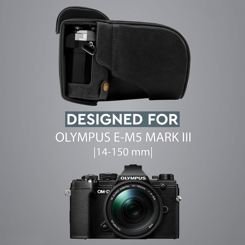 MegaGear MG1862 Ever Ready Genuine Leather Camera Case Compatible with