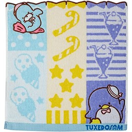 Marushin 3005049800 Sanrio Tuxedo Thumb Hand Towel, 13.4 x 14.2 inches (34 x 36 cm), Chamblesam, 100% Cotton