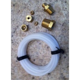 Unbranded NOS MECHANICAL OIL PRESSURE GAUGE INSTALLATION KIT with FITTINGS & 72" TUBING