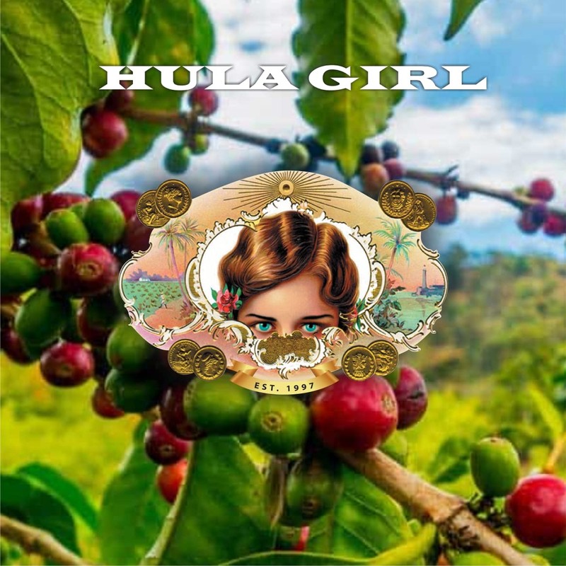 Hula Girl Kona Coffee, Grown in Hawaii, Hand Picked, Sun