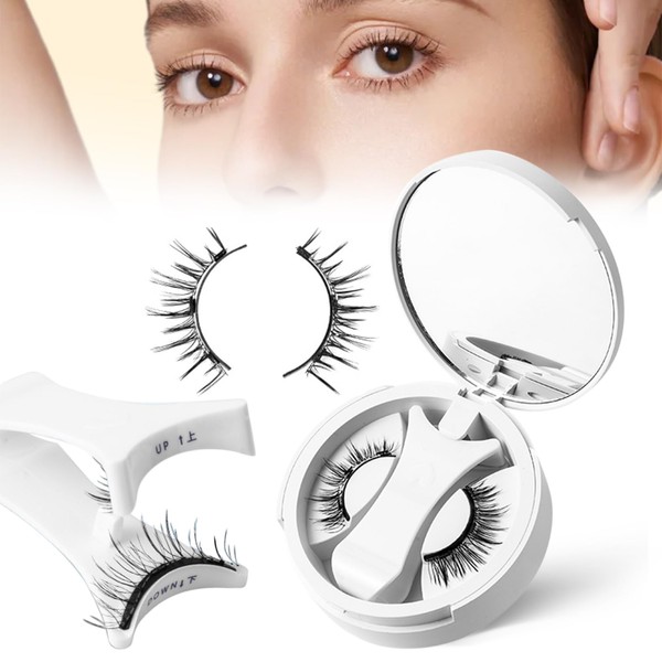AGLOO 2024 New Magnetic False Eyelashes Set - Natural Look