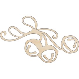 Music Bells - Laser Cut Out Unfinished Wood Craft Shape XMS155 20" / 1/4" thick