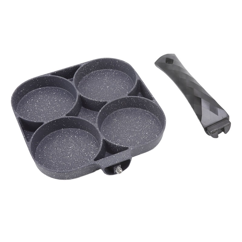 4 Hole Frying Pan Non Stick Heat Resisting Omelet Pan