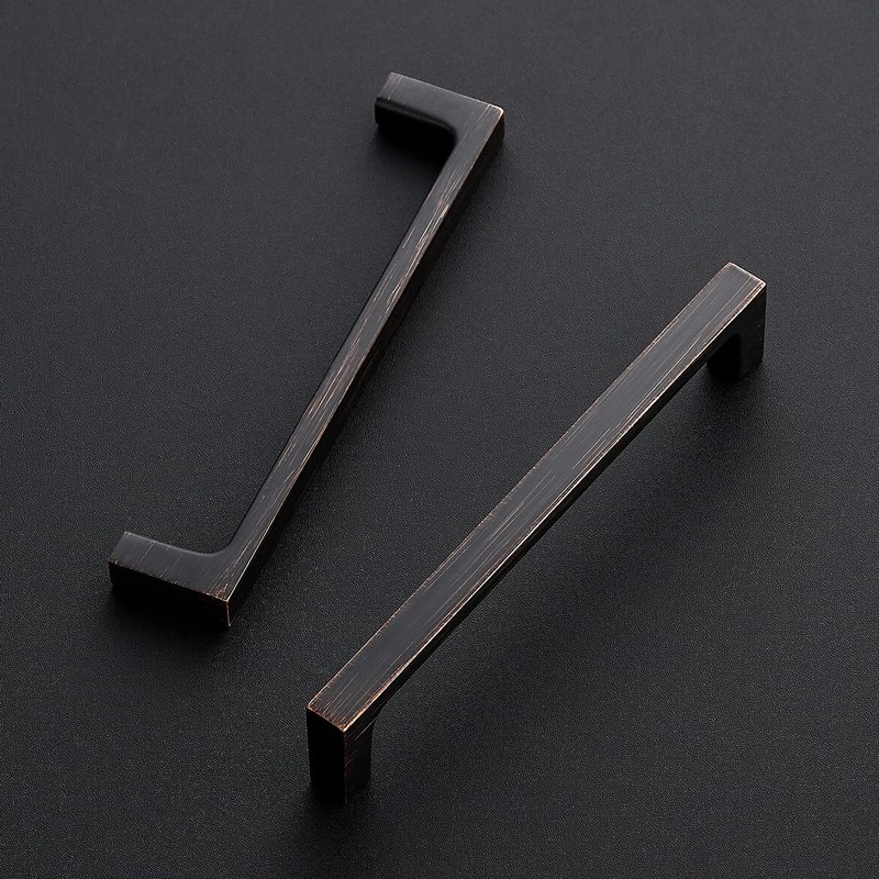 Ravinte 15 Pack Solid 5 Inch Kitchen Square Cabinet Handles