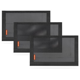 TrunkExpert, Nano Mesh Bag with Velcro Universal Trunk Mesh Bag, 30cm x 20cm Organizer Bag, Car Mesh Bag with Strong Velcro Strips for Car, Trunk, Luggage Net, 3 Pack