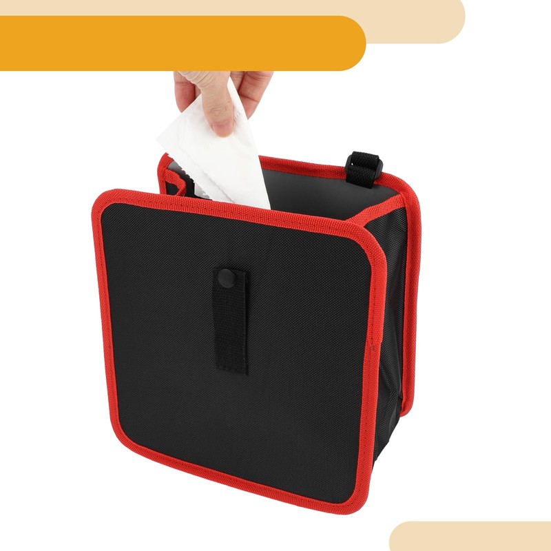 Partuto 1 Pcs Car Trash Can Auto Trash Bin Hanging