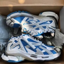 Breathable Retro Paris Style 7 Runner Dad Shoes Unisex Sporty Couple Sneakers Fashionable Mesh Lining Rubber Sole DropshippingColor: Blue purple yellow, EUR Size: 44