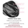 YANIBEST Silk Satin Bonnet Hair Cover Sleep Cap - Adjustable
