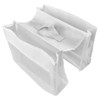 WOONEKY Bath Toy Organizer Saddle Shape Mesh Bag Wide Opening