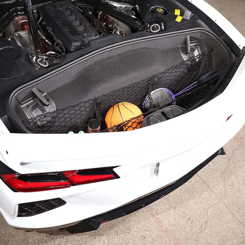 encar88_8 Rear Trunk Envelope Style Mesh Cargo Storage Net Fit