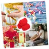 SHINEOFI DIY Knitting Yarn 3 Rolls Milk Cotton Yarn Soft